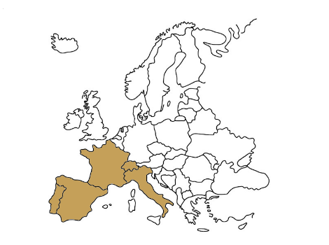 Mapa de zonas donde actuamos